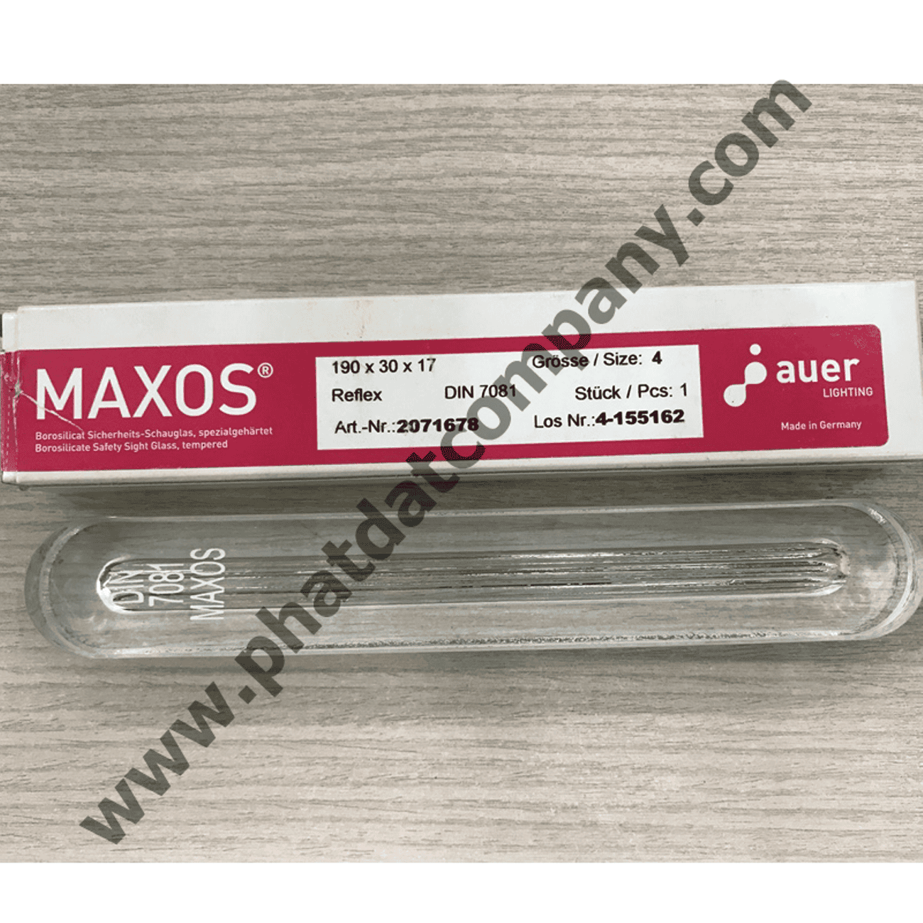 Kính Thủy Maxos 190x30x17mm