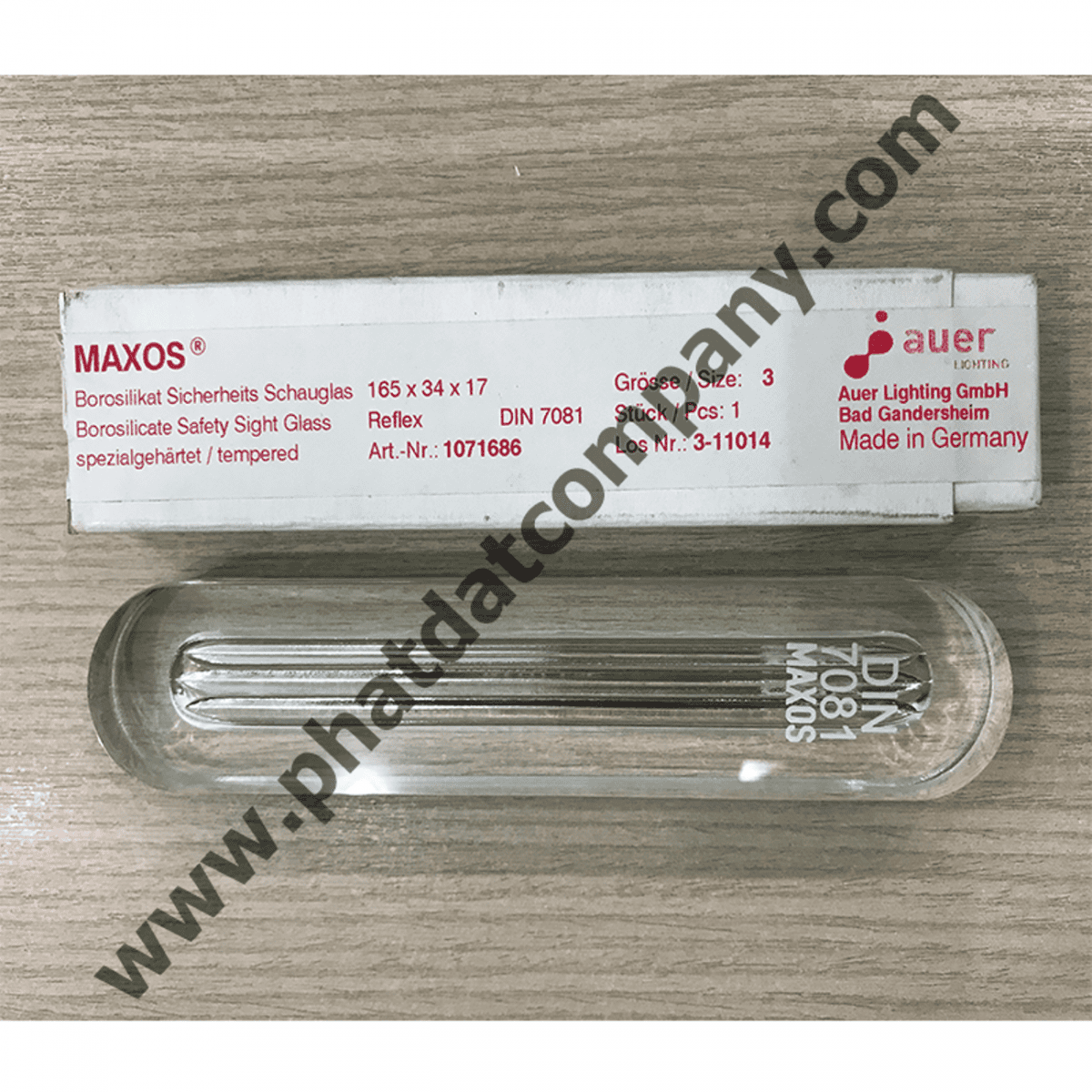 Kính Thủy Maxos 165x30x17mm