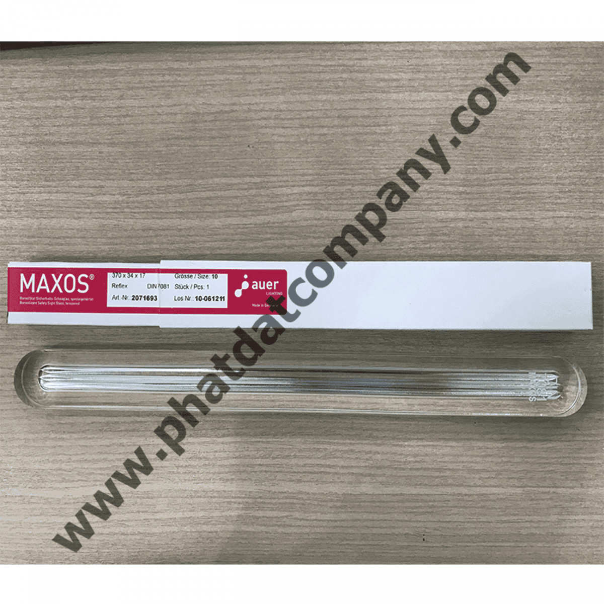 Kính Thủy Maxos 370x34x17mm