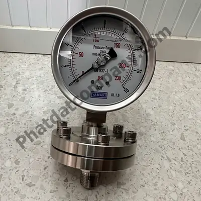 đồng hồ áp suất màng