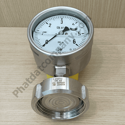 đồng hồ áp suất màng