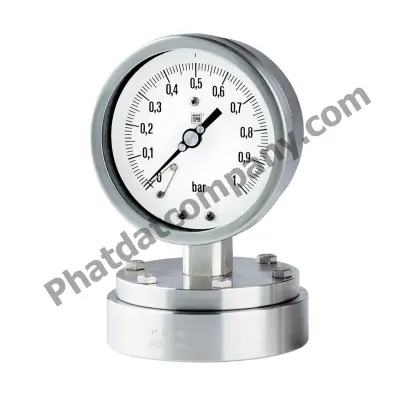 đồng hồ áp suất màng