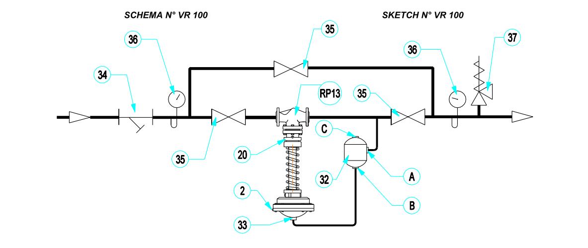 van giảm áp hơi nóng
