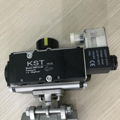 Van bi điều khiển bằng khí nén Hàn Quốc hàng nhập khẩu trực tiếp có CO CQ giao hàng nhanh toàn quốc Model Van bi khí nén