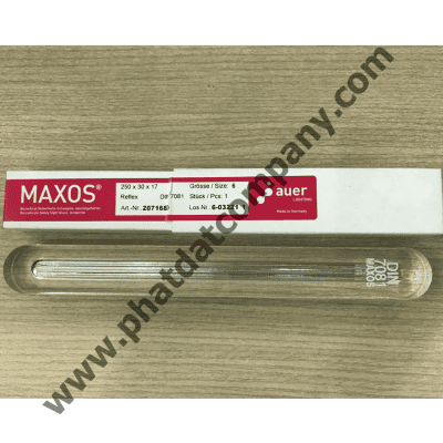 Kính Thủy Maxos 250x30x17mm Kính Thủy Maxos Kính Thủy Lò Hơi Maxos Kính Thủy Maxos Din 7081 Kính Quan Sát Maxos Hàng Đức