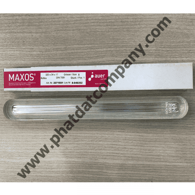Kính Thủy Maxos 320x30x17mm Kính Thủy Maxos Kính Thủy Lò Hơi Maxos Kính Thủy Maxos Din 7081 Kính Quan Sát Maxos Hàng Đức