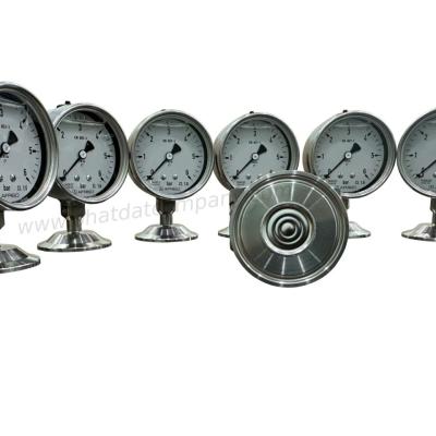 Đồng hồ áp suất màng Clamp ISO 2852 AFRISO. Giải pháp Sanitary cho Thực phẩm, Dược phẩm, CIP, SIP