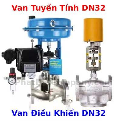 Van Điều Khiển DN32 | Van Tuyến Tính Điều Tiết Hơi, Dầu Nóng, Lò Hơi